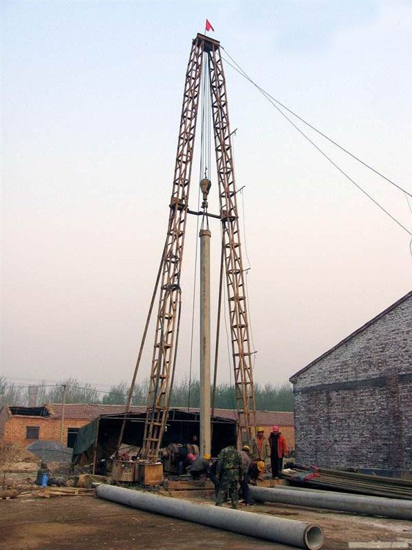 方庄打井现场