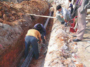 自来水管道施工